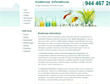 Tablet Screenshot of evidenciasinformaticas.com